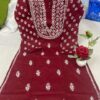 Cotton_pintex_sleeves_kurti_with_chikankari_work