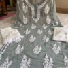 Georgette_rose_buta_kurti_with_chikankari_work