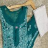 Georgette_rose_gala_buti_kurti_with_chikankari_work
