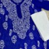 Georgette_rose_gala_buti_kurti_with_chikankari_work