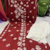 Modal_cotton_angrakha_kurti_with_chikankari_work