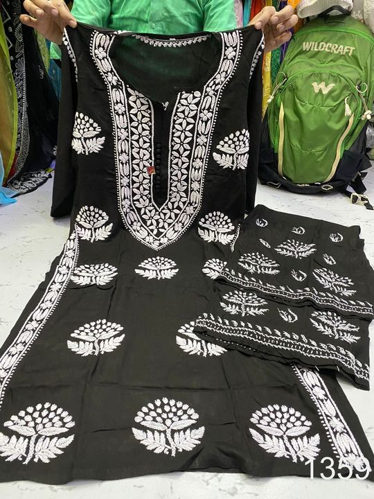 Modal_cotton_kurti_&_plazo_set_with_chikankari_work