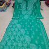 Georgette_side_jhad_kurti_with_chikankari_work