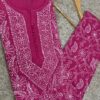 Exclusive_Lucknowi_chikankari_tei_rubia_cotton_front_jaal_kurti