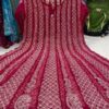Georgette__kali_fine_anarkali_kurti_with_chikankari_work