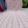 Georgette__kali_fine_anarkali_kurti_with_chikankari_work