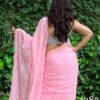 Georgette_tepachi_saree_&_blouse_with_chikankari_work