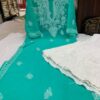 Georgette_gala_buti_kurti_with_chikankari_work