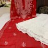 Georgette_gala_buti_kurti_with_chikankari_work