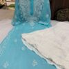 Georgette_gala_buti_kurti_with_chikankari_work