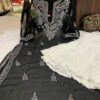 Georgette_gala_buti_kurti_with_chikankari_work