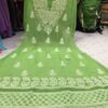 Georgette_a_line_kurti_with_chikankari_work