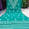 Georgette_a_line_kurti_with_chikankari_work