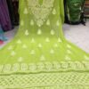Georgette_a_line_kurti_with_chikankari_work