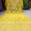 Georgette_a_line_kurti_with_chikankari_work