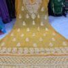 Georgette_a_line_kurti_with_chikankari_work