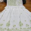 Modal_angrakha_style_kurti_gown_with_chikankari_work