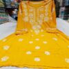 Modal_bell_sleeves_gown_kurti_with_chikankari_work