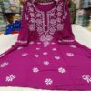Modal_bell_sleeves_gown_kurti_with_chikankari_work
