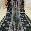 Georgette_fancy_panel_kurti_with_chikankari_work