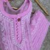 Georgette_fancy_panel_kurti_with_chikankari_work