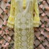 Georgette_bell_sleeves_kurti_with_chikankari_work