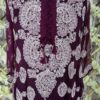 Georgette_designer_neck_dori_kurti_with_chikankari_work