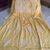 Modal_bell_sleeves_rose_gown__kurti_with_chikankari_work