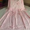 Modal_bell_sleeves_rose_gown__kurti_with_chikankari_work