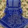 Georgette_bell_sleeves_layer_gown_kurti_with_chikankari_work