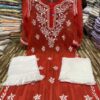 Georgette_rose_gala_buti_kurti_with_chikankari_work