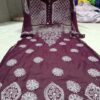 Georgette_yok_gala_buti_kurti_with_chikankari_work