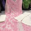 Masleen_cotton_kurti_with_chikankari_work