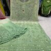 Georgette_kurti_with_Sharara_dye_set_with_mirror_and_chikankari_work