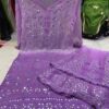 Georgette_kurti_with_Sharara_dye_set_with_mirror_and_chikankari_work