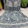 Rayon_printed_gown_kurti_with_chikankari_work