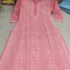 Voil_Cotton_jaal_kurti_with_chikankari_work