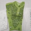 Georgette_kandhi_kurti_with_mirror_and_Chikankari_work