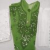 Georgette_kandhi_kurti_with_mirror_and_Chikankari_work