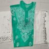 Georgette_kandhi_kurti_with_mirror_and_Chikankari_work