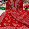 Georgette_gala_buti_kurti_with_chikankari_work