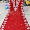Georgette_gala_Ginni_side_panel_ghaspatti_chikankari_embroidery_work_kurti