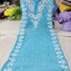 Georgette_gala_Ginni_side_panel_ghaspatti_chikankari_embroidery_work_kurti