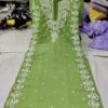 Georgette_gala_Ginni_side_panel_ghaspatti_chikankari_embroidery_work_kurti