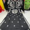 Cotton_pocket_kurti_with_chikankari_work