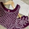Georgette_round_neck_kurti_with_chikankari_work