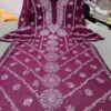Georgette_bell_sleeves_kurti_with_mirror_nd_sequence_work