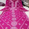 Georgette_bell_sleeves_kurti_with_mirror_nd_sequence_work