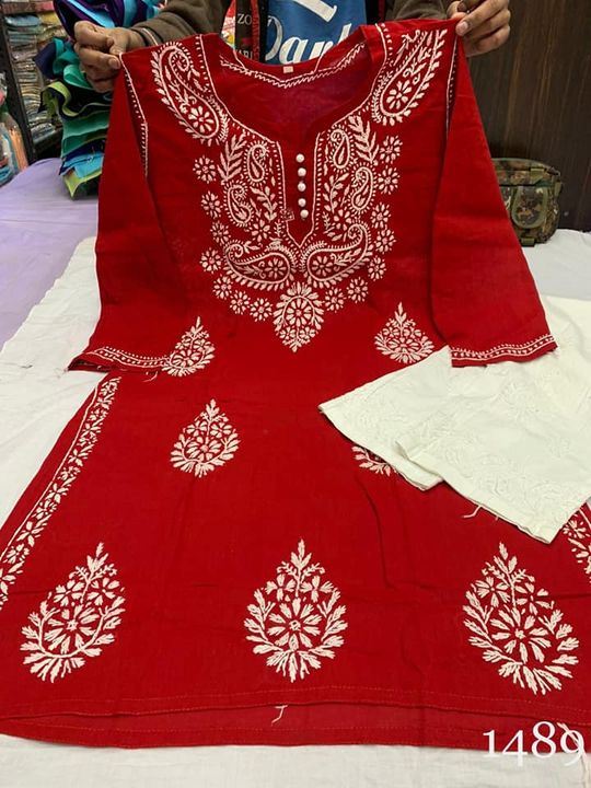 Cotton_gala_buti_kurti