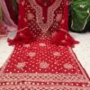 Georgette_bell_sleeves_kurti_with_pearl_work